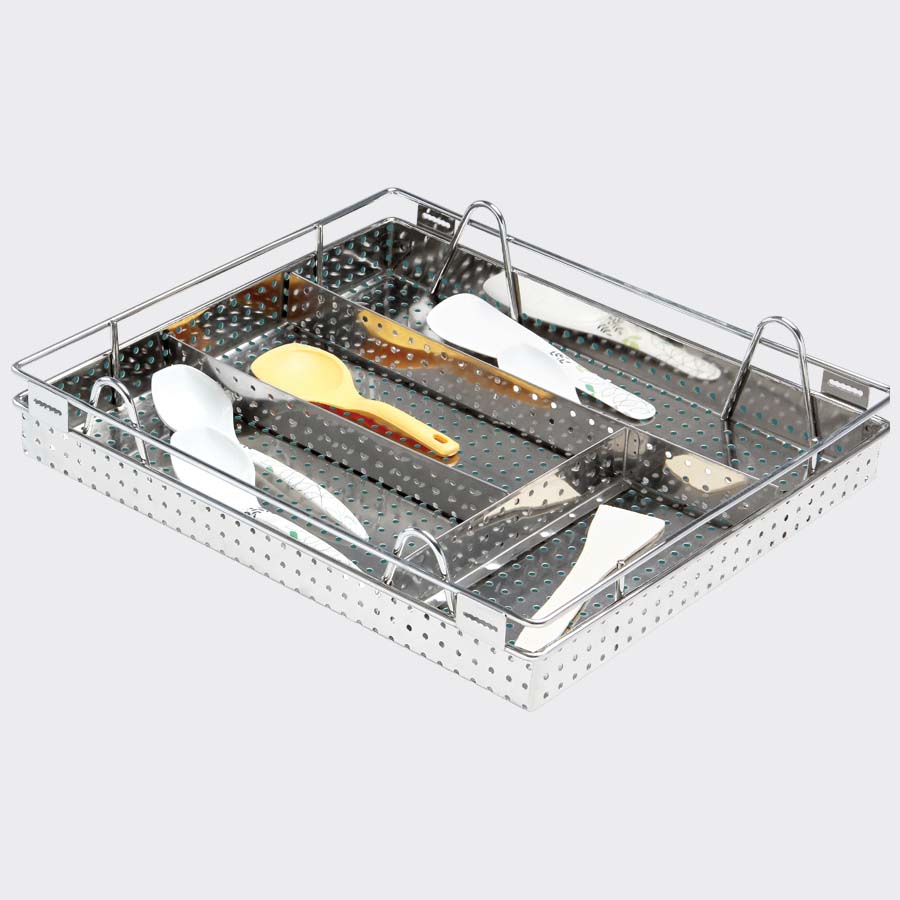 Perforated Cutlery Basket