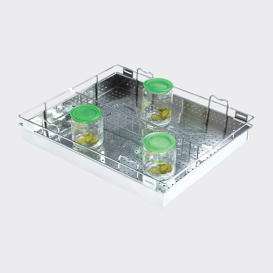 Perforated Partition Basket